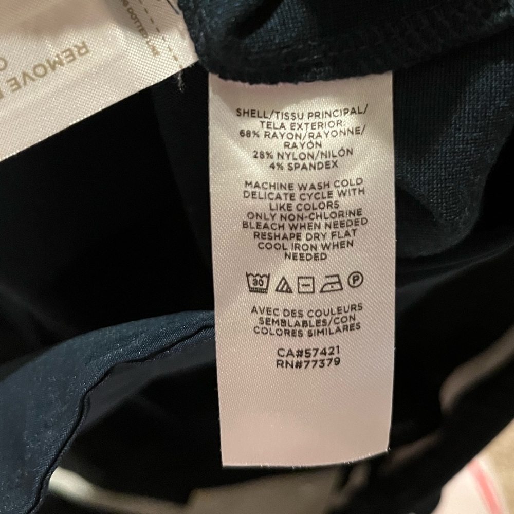 NWT Ann Taylor Straight Pants with Two Front Flap Pockets in Dark Teal size 4 - Picture 14 of 14